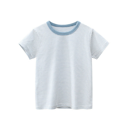 Newly Released at Buy Center: Striped Baby Clothes Bottoming Shirt