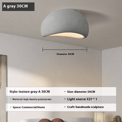 Hot New Items at Buy Center: Ceiling Lamp Bedroom Light Living Room Restaurant Simple Lamps Gray 30CM E27