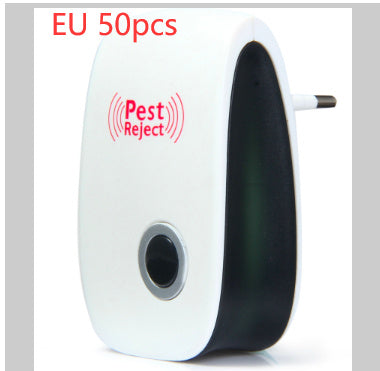 Electronic Ultrasonic Healthy Rechargeble Anti Mosquito Insect Pest Reject Mouse Repellent Repeller Practical Home EUUS Plug EU 50PCS