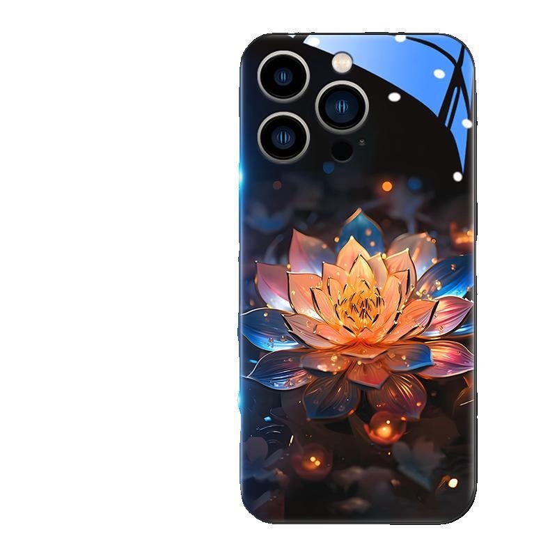 Just Arrived at Buy Center: Crystal Good Luck Water Lily Suitable Phone Case