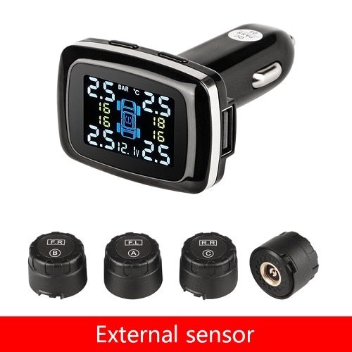 Tire Pressure Monitoring System Sensors Cigarette Lighter USB port Auto Security Alarm Systems Tire Pressure Buy Center