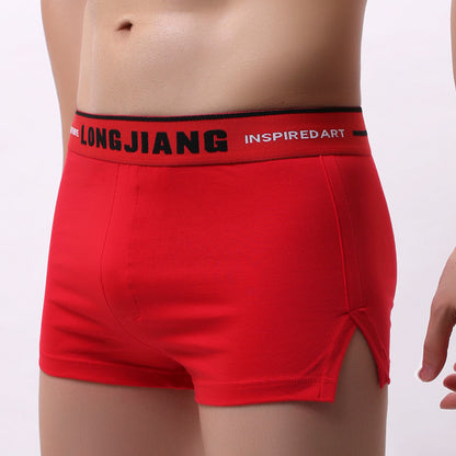 Breathable Comfortable Mid-waist Men's Boxers