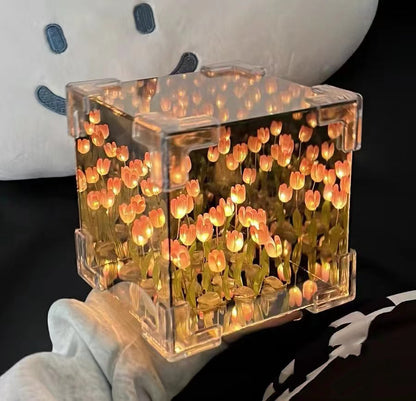 Newly Arrived at Buy Center: Acrylic Lens Flower Sea Cube Small Night Lamp