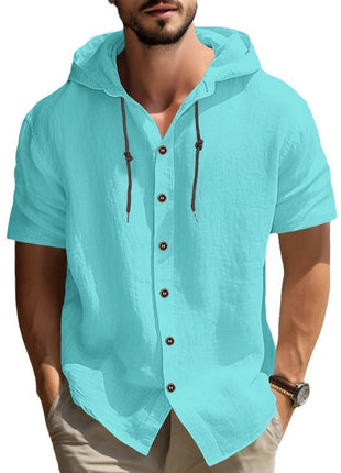 Camisa deportiva informal y cómoda de manga corta para hombre