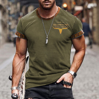 Fresh on the Scene at Buy Center: Street Fashion 3D Printed Cross-border T-shirt Casual Loose Sports Style 3D Printed Short Sleeve AP23621667