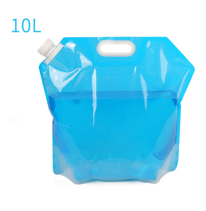 PVC Outdoor Camping Hiking Foldable Portable Water Bags Container 10L