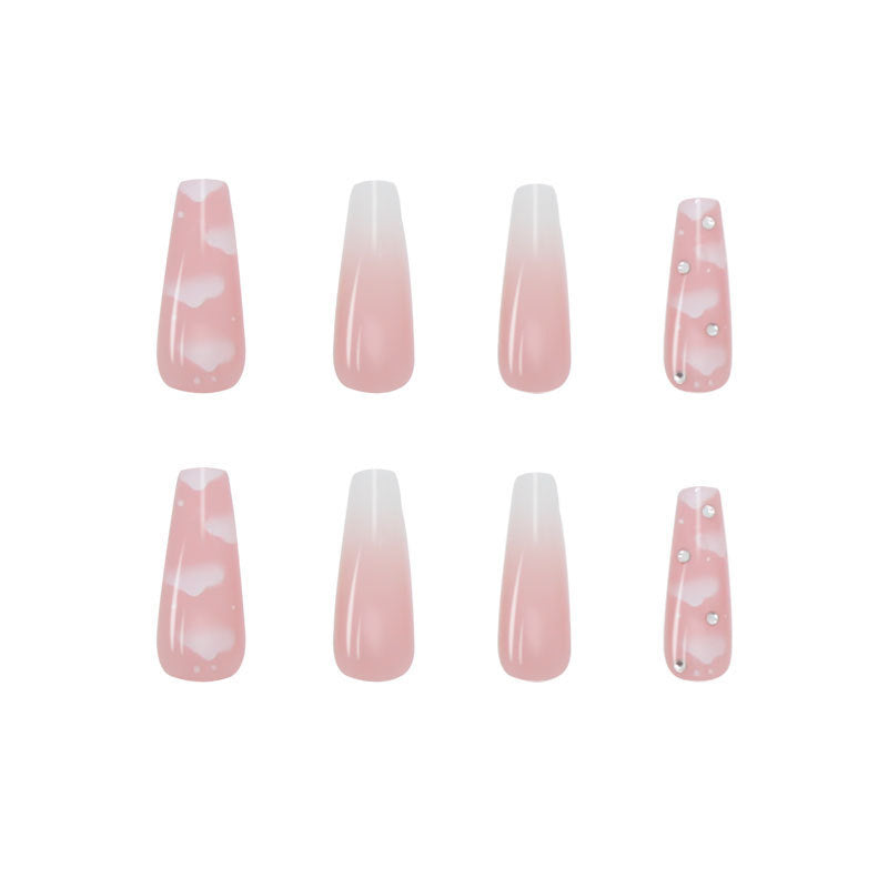 Women's Detachable Long Ballerina Nail Stickers