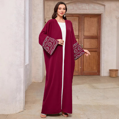 Women's Fashion Elegant Embroidery Cardigan Robe Buy Center