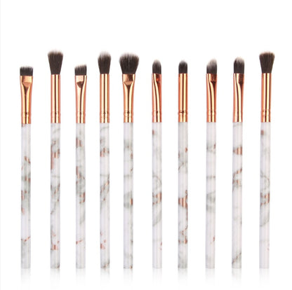 Trending Now at Buy Center: 10 marble makeup brush sets, beauty tools, blush, eye shadow, face modification, 5 big 5 small explosions. White10 10Style