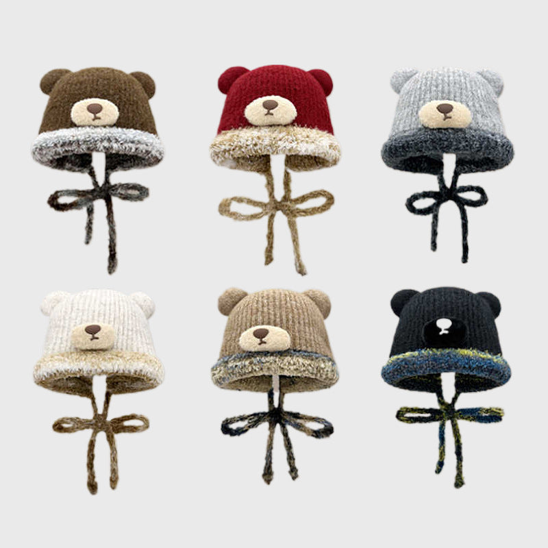 Cute Fashion Bear Plush Bonnet Children Buy Center