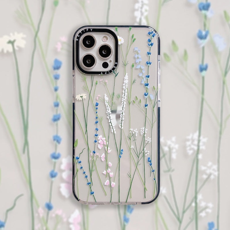 Just Arrived at Buy Center: Drop-resistant Ins Style Timbo Flowers Phone Case