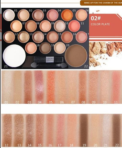 Hot New Items at Buy Center: The Novo 22 Colors Eyeshadow & Giltter Palette Set Family 2