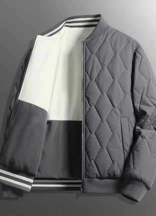 High-end Reversible Cotton Coat Baseball Collar Jacket