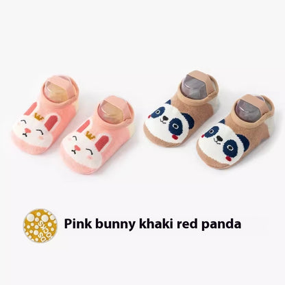 Hot New Items at Buy Center: Cute Printed Anti Slip Cotton Socks For Infants And Young Children Style 3