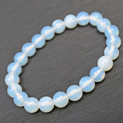 Buy Center Excellence-Synthetic Opal Round Beads Earring Bracelet 10mm Single Circle