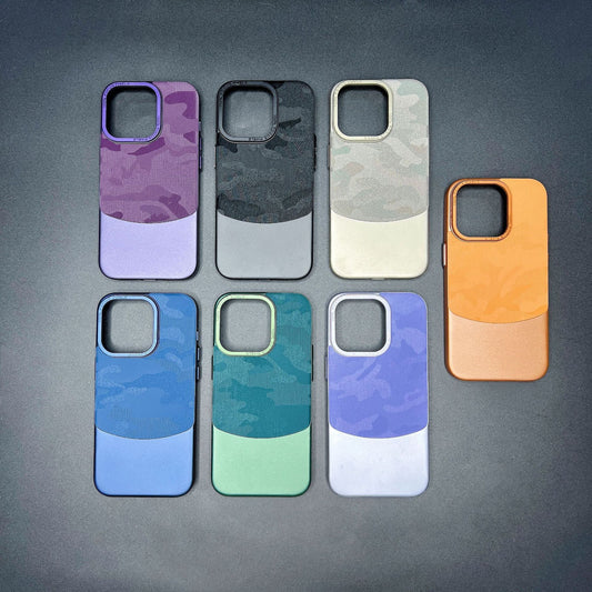 Fresh on the Scene at Buy Center: Phone Case PC Color Matching Camouflage Eyelet Drop-resistant Protective Cover