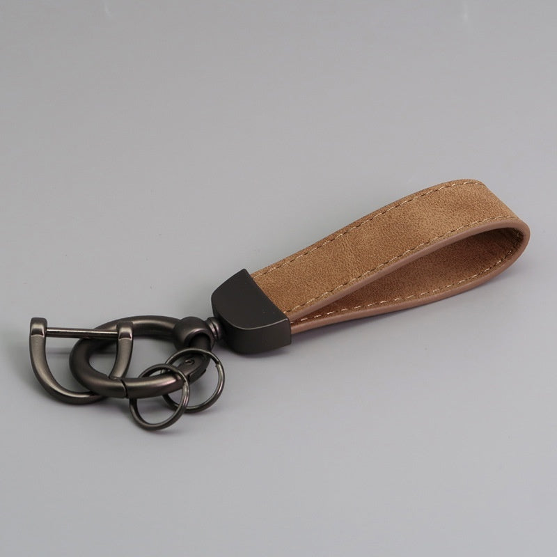 Suede Car Hardware Anti-lost Keychain Buy Center