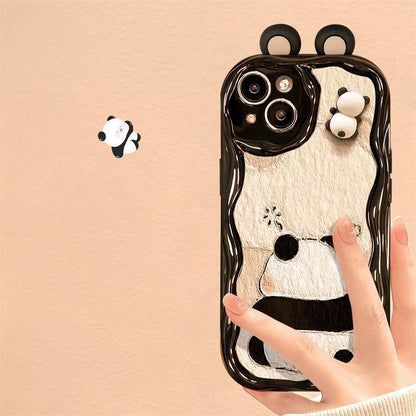 3D Panda Doll Cartoon Phone Case Buy Center