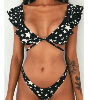 Hot New Items at Buy Center: Swimsuit Split Printed Bikini