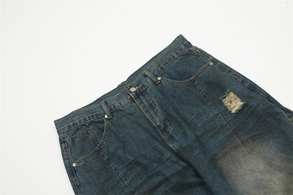 Newly Arrived at Buy Center: Waste Soil Wind Dirty Worn Jeans Men