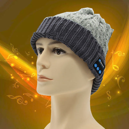 Gorro con auriculares Bluetooth para música