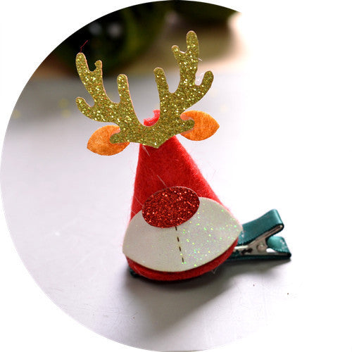 Mori Style Deer Hairpin A Pair Of Hairclips Children's Cute Christmas Headband Buy Center