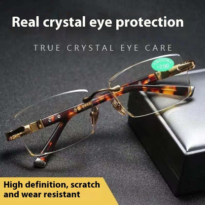 Natural Crystal Reading Glasses Anti-radiation Anti-Blue Ray