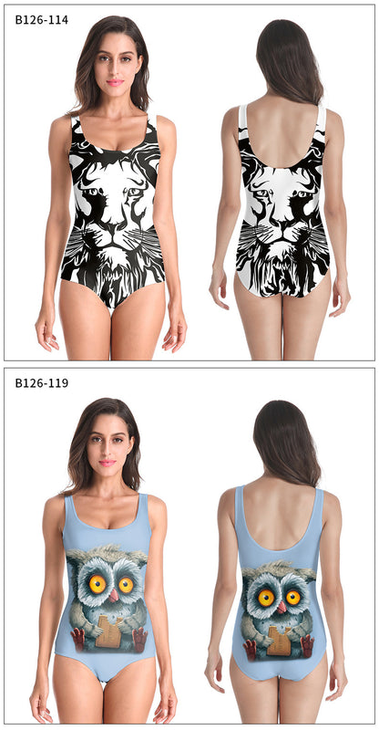 Just Arrived at Buy Center: Women's Digital Printing One-piece Swimsuit