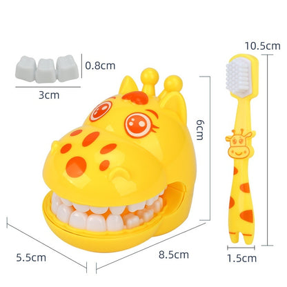 Hot New Items at Buy Center: Dental Cast Doctor Dental Cast Accessories Interactive Play House Dentist Suit Toy Yellow With Upper Teeth