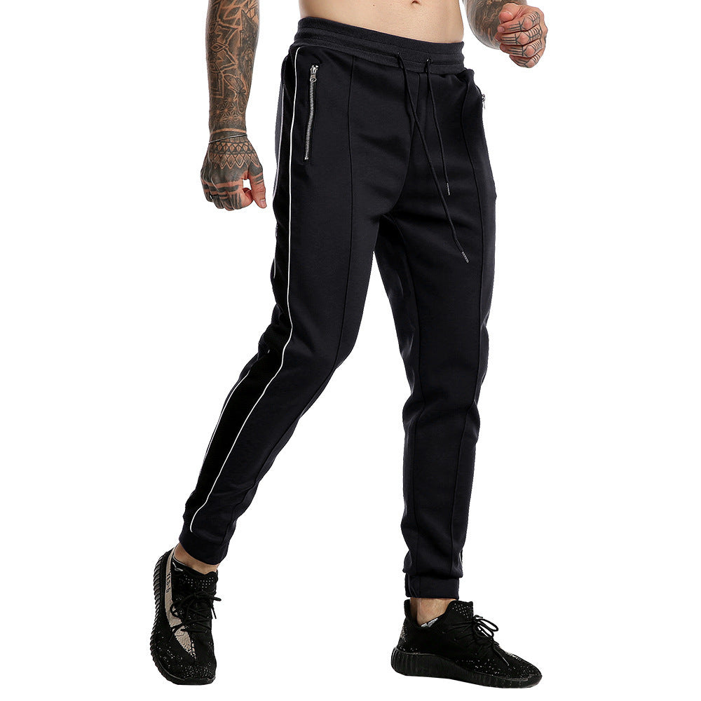 High-quality stretch casual pants men's corset pants