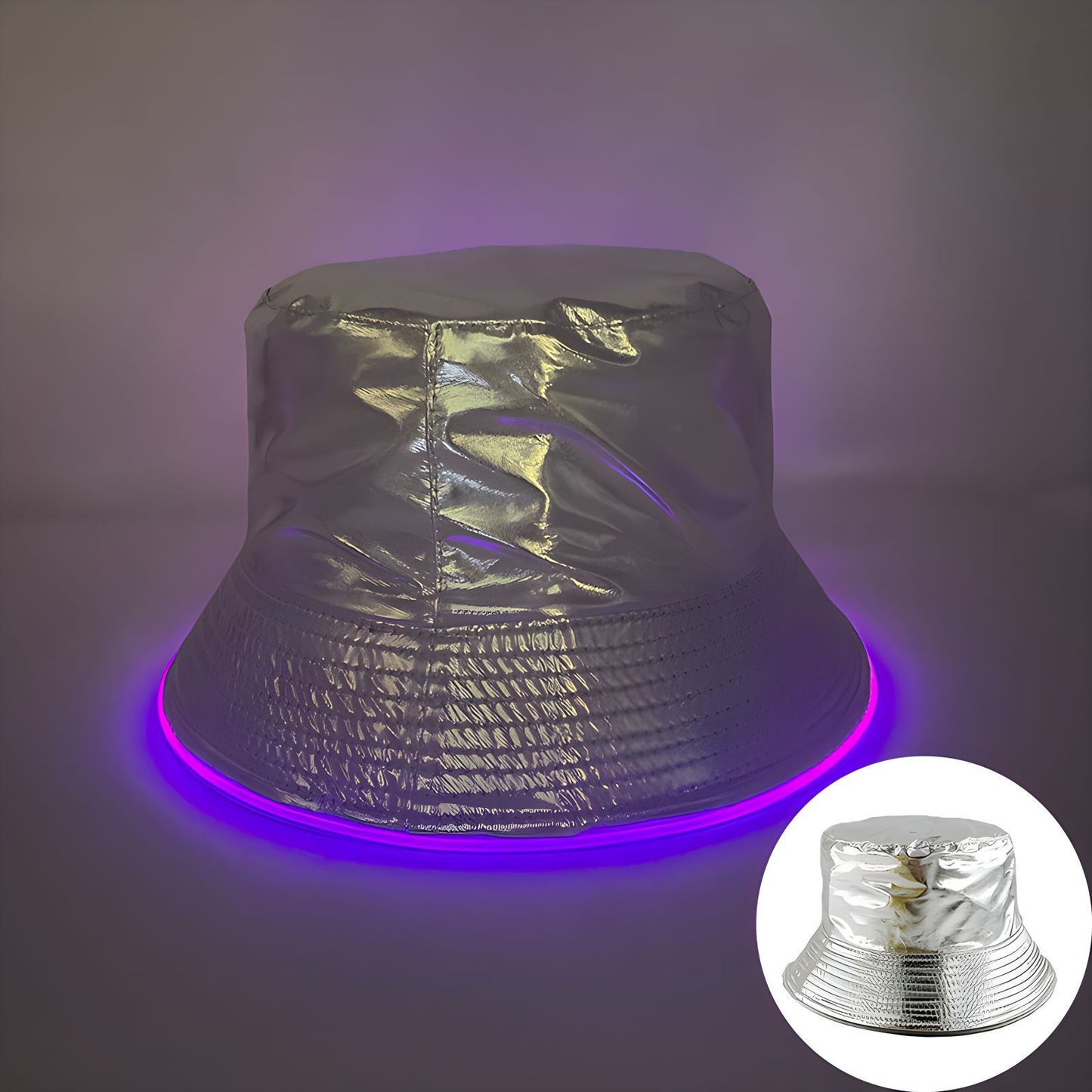 Bar Disco Glowing Bucket Hat Halloween Party LED Light Buy Center