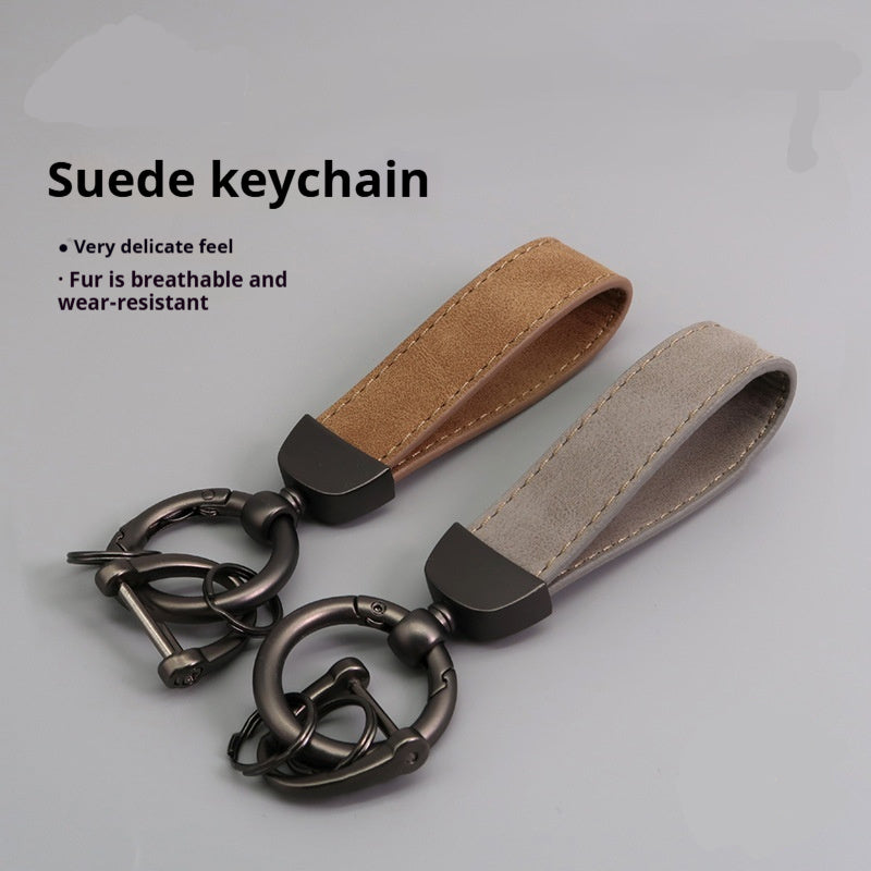 Suede Car Hardware Anti-lost Keychain | Health, Beauty & Hair3 | Buy Center