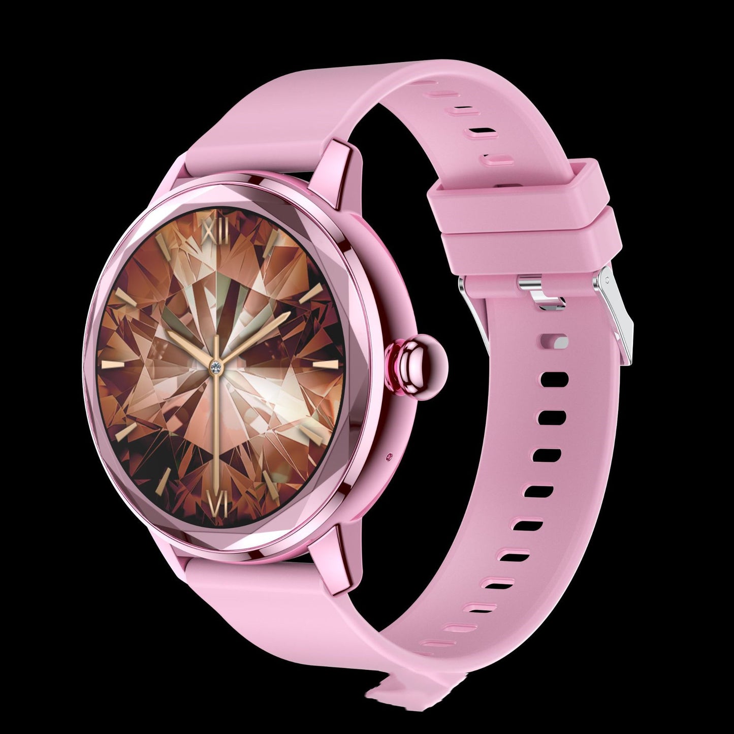 Fresh Arrivals at Buy Center: Women's Fashionable Appearance Small Exquisite Real Heart Rate Blood Oxygen Smart Watch Rose Red