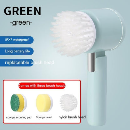 Just Arrived at Buy Center: Handheld Multifunctional Electric Floor Cleaning Brush Light Blue