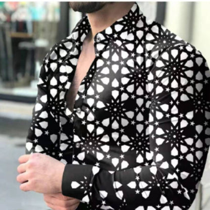 Newly Arrived at Buy Center: Shirt Outer Wear Cardigan Long Sleeve Shirt Black White