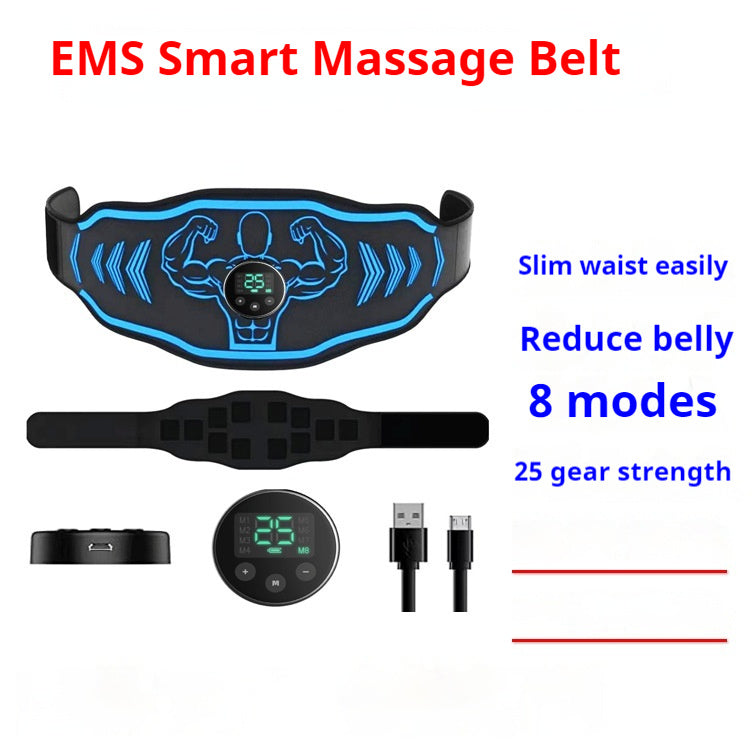 Just Arrived at Buy Center: Smart Massage Belt Fitness Equipment EMS Lazy Belt Home Belt Host Blue