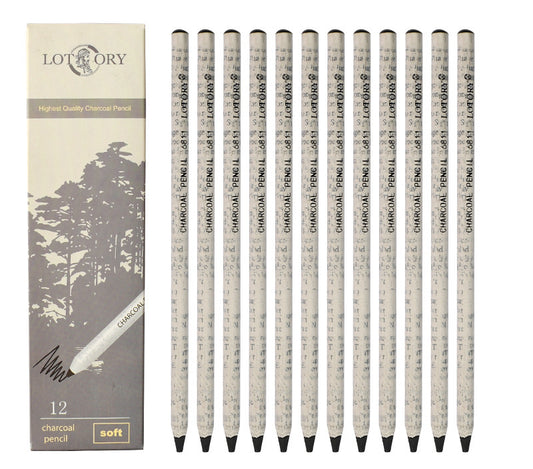 Fresh Arrivals at Buy Center: Children's Art Professional Sketch Drawing Sketching Soft Charcoal Rolling Soft Carbon