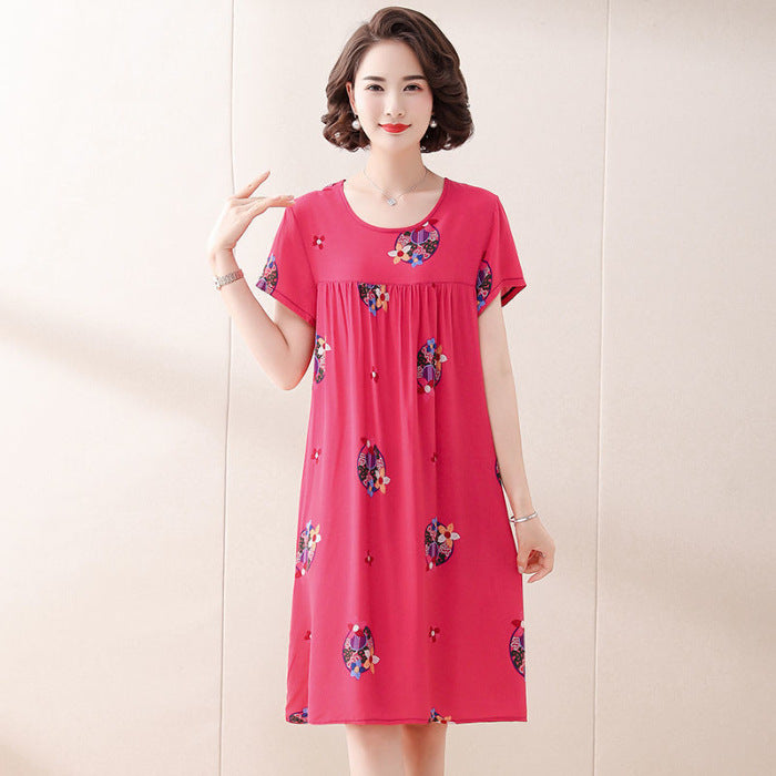 Summer Pajamas Plant Flower Dress Buy Center