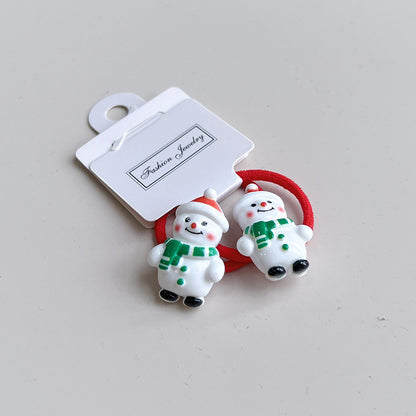 Christmas Hair Accessories Little Girl Christmas Tree Elk Barrettes Buy Center