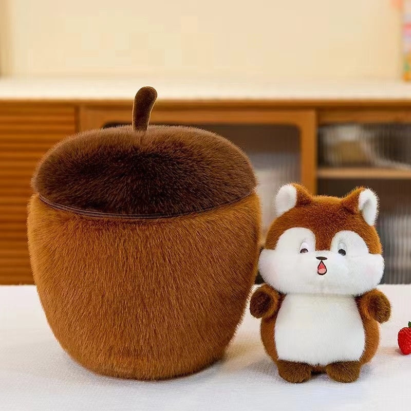 Fresh Arrivals at Buy Center: Small Acorn Surprise Squirrel Plush Toy Pine Nut Squirrel