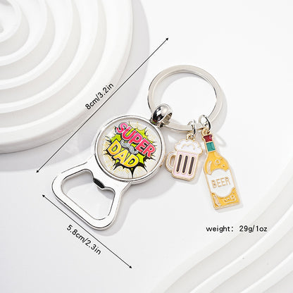 Hot New Items at Buy Center: Creative American Beer Keychain Pendant Bottle Opener Metal 7 Models