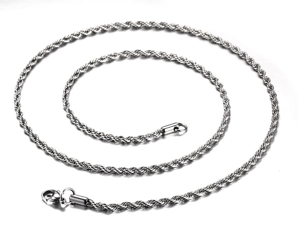 Buy Center Exclusive Offer-Fashion Stainless Steel Women's Twin Twisted Chain