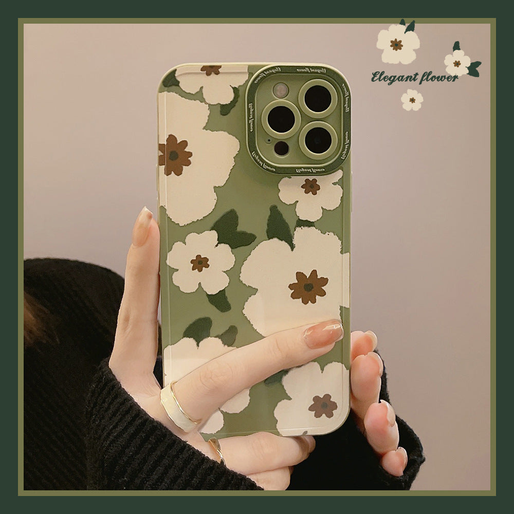 Fresh on the Scene at Buy Center: Back Cover Flower Art Applicable Phone Case