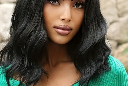 Buy Center Hot Pick-Head Fluffy Chemical Fiber Wig Black