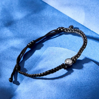 Buy Center Hot Pick-Alloy Photo Projection Bracelet Circular Color Braided Projection Photo