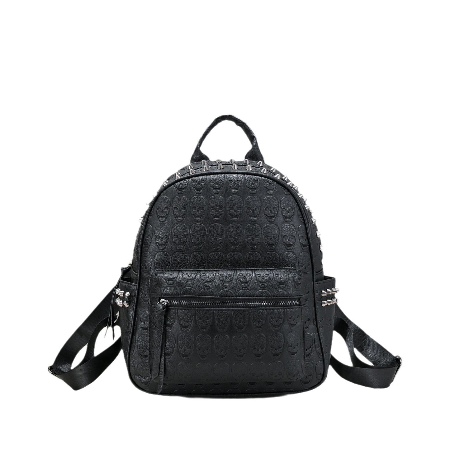 Just Arrived at Buy Center: Rivet Soft Leather Leisure Commute Backpack Black