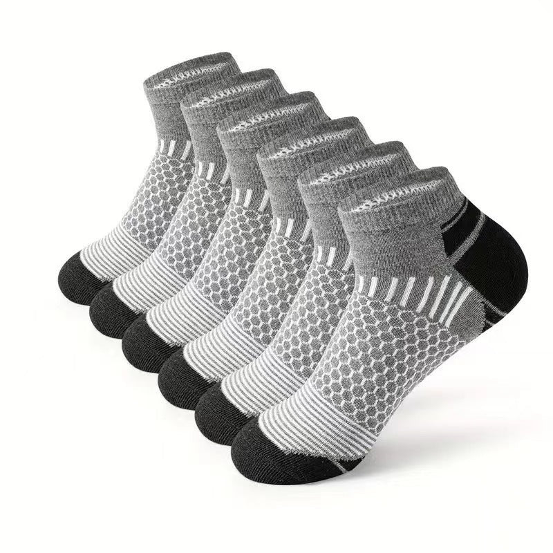 Chaussettes de course à pied, de basket-ball, d'extérieur, respirantes, absorbant la transpiration, pour hommes, chaussettes à la cheville