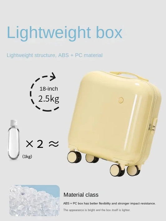 Mini Cute Suitcase Ladies Small Lightweight Luggage Boardable Trolley Case Universal Silent Wheel Suitcase For Children | Bags & Shoes3 | Buy Center