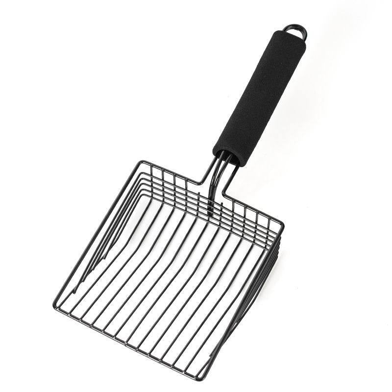 Just Arrived at Buy Center: Metal Cat Litter Scoop Poop Cleaning Artifact Black Black Metal Cat Litter Scoop