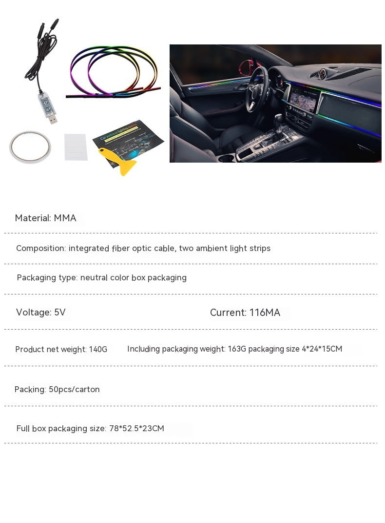 New at Buy Center: Car Atmosphere LED Light Bar Hidden Modification